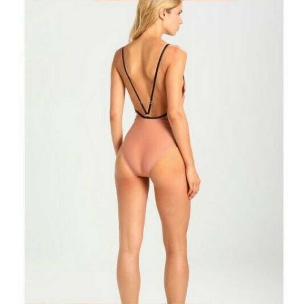 nwt minkpink asos devoted one piece swimsuit s - Picture 2 of 2